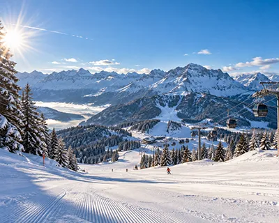 Skipiste am Nassfeld direkt vor den Apartments